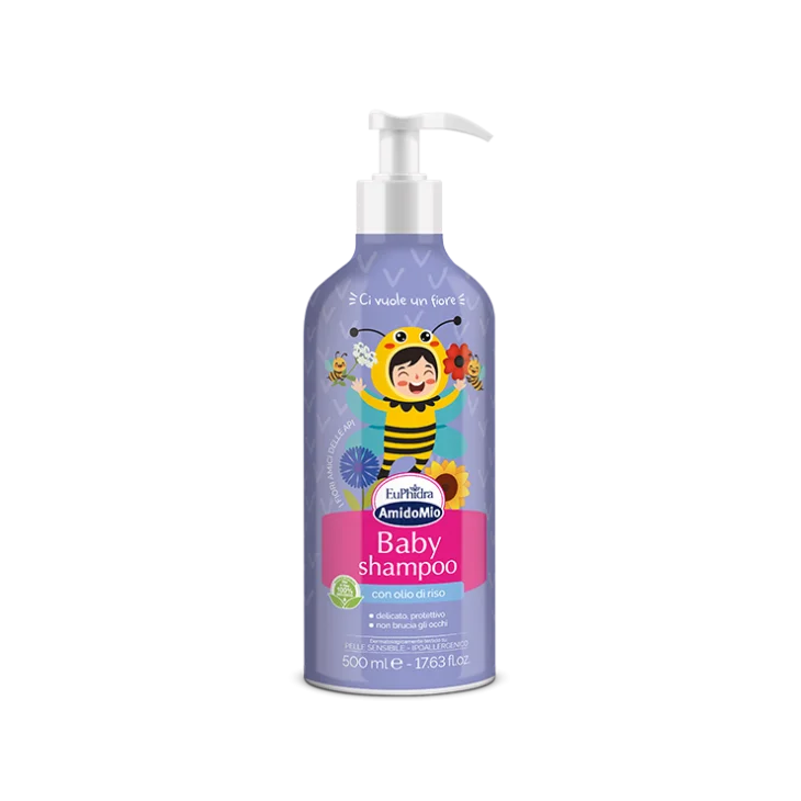 Euphidra AmidoMio Baby Shampoo con Olio di Riso 500 ml