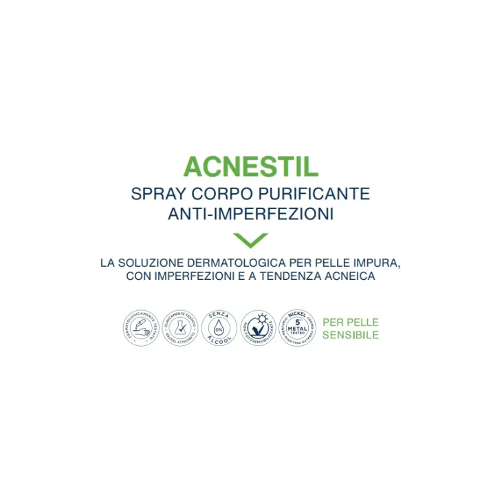 Rilastil Acnestil Spray Corpo Purificante e Anti-Imperfezioni 150 ml
