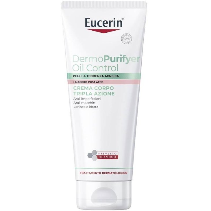 Eucerin Dermopurifyer Crema Corpo Anti Imperfezioni Tripla Azione 200 ml