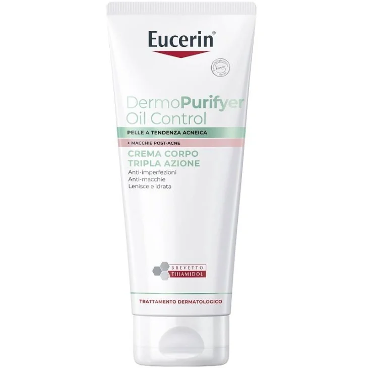 Eucerin Dermopurifyer Crema Corpo Anti Imperfezioni Tripla Azione 200 ml