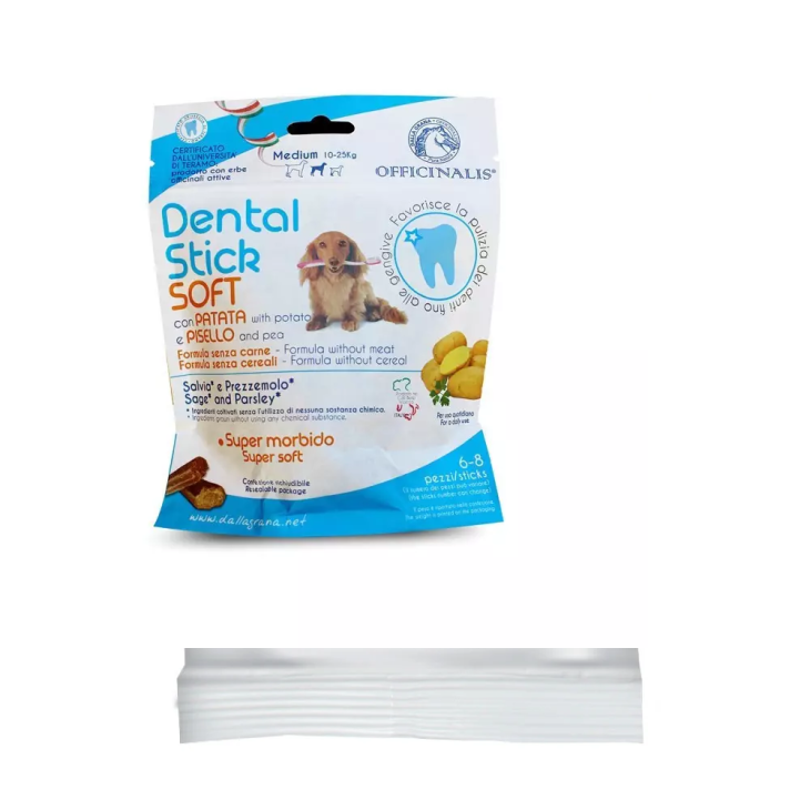Dental Stick Grain Free Snack Naturale Igiene Orale Cani Taglia Media (10-25 kg) 96 grammi