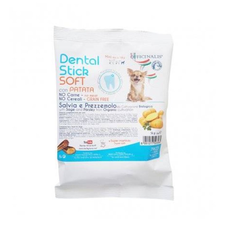 Dental Stick Grain Free Snack Naturale Igiene Orale Cani Taglia Mini (fino a 10 kg) 100 grammi