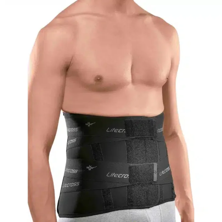 Ro+ten Litecross91 Busto Ortopedico Lombare Traspirante Nero Taglia M