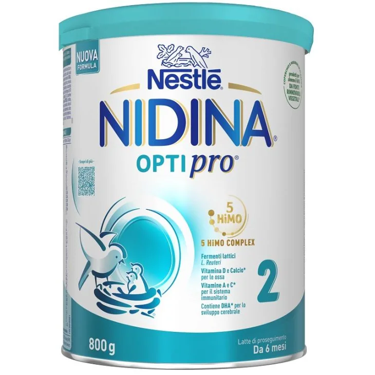 Nestlé Nidina Optipro 2 Latte di Proseguimento in Polvere 800 g