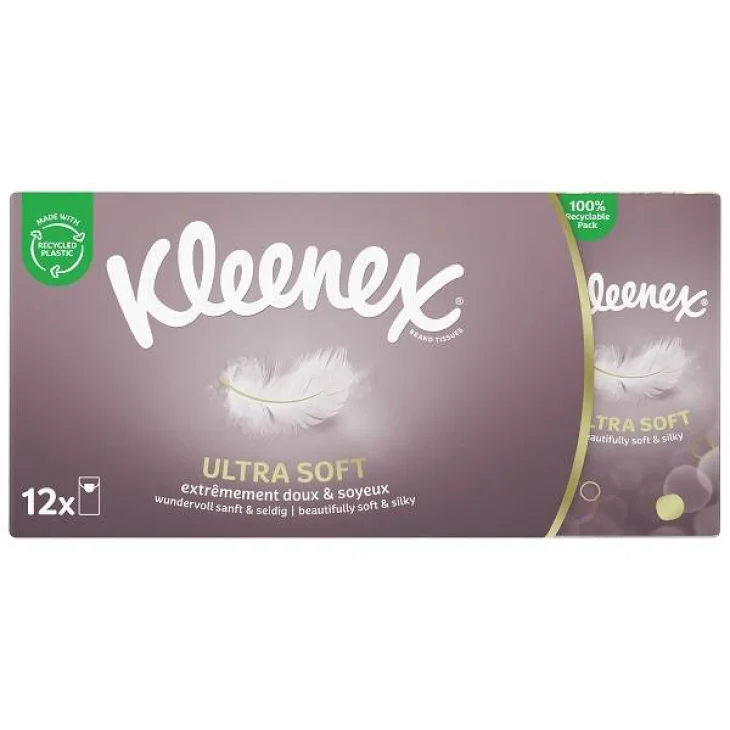 KLEENEX ULTRA SOFT FAZZOLETTI 12 PEZZI