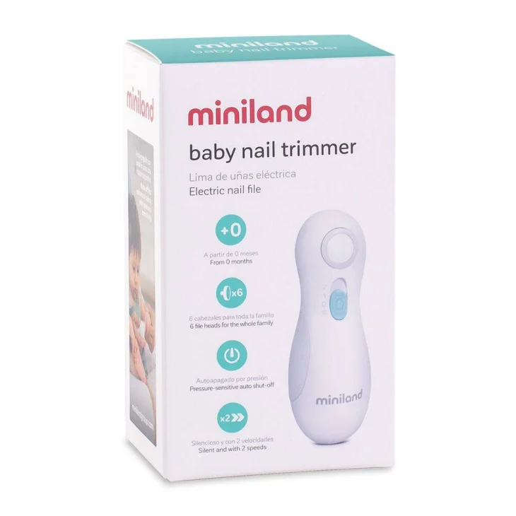 Miniland Baby Nail Trimmer Limetta Elettrica per Bambini