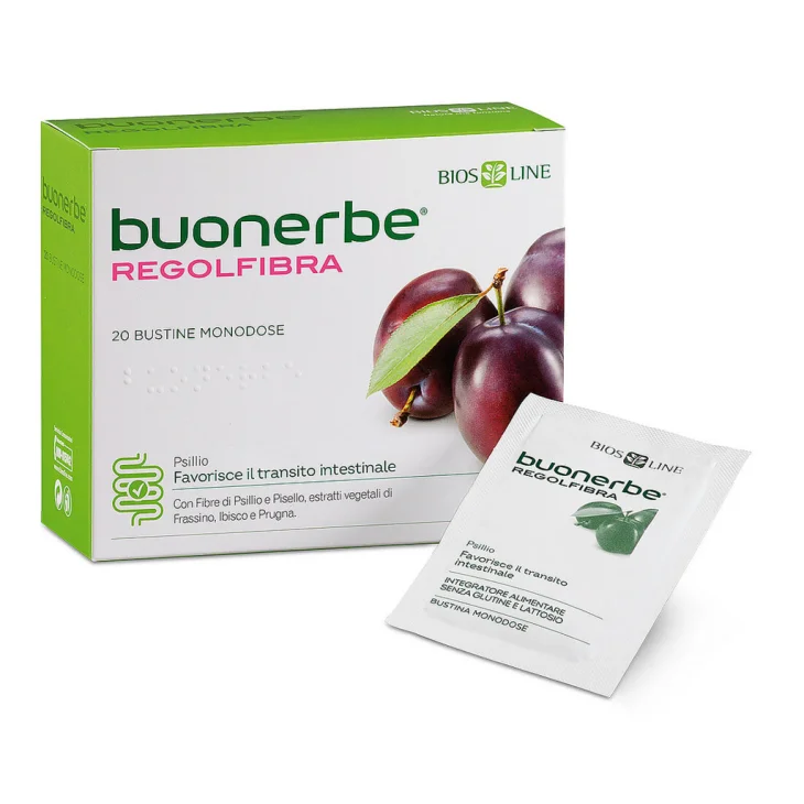 Bios Line Buonerbe Regolfibra Integratore Intestino Pigro 20 bustine