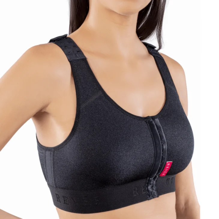Revèe Bra Julie Reggiseno Post-Operatorio Nero Taglia S