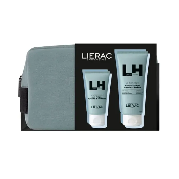 Lierac Homme Cofanetto Anti-Età Crema 50 ml + Gel Doccia 200 ml