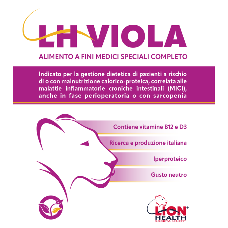 LH Viola Alimento a Fini Medici Speciali 500 grammi