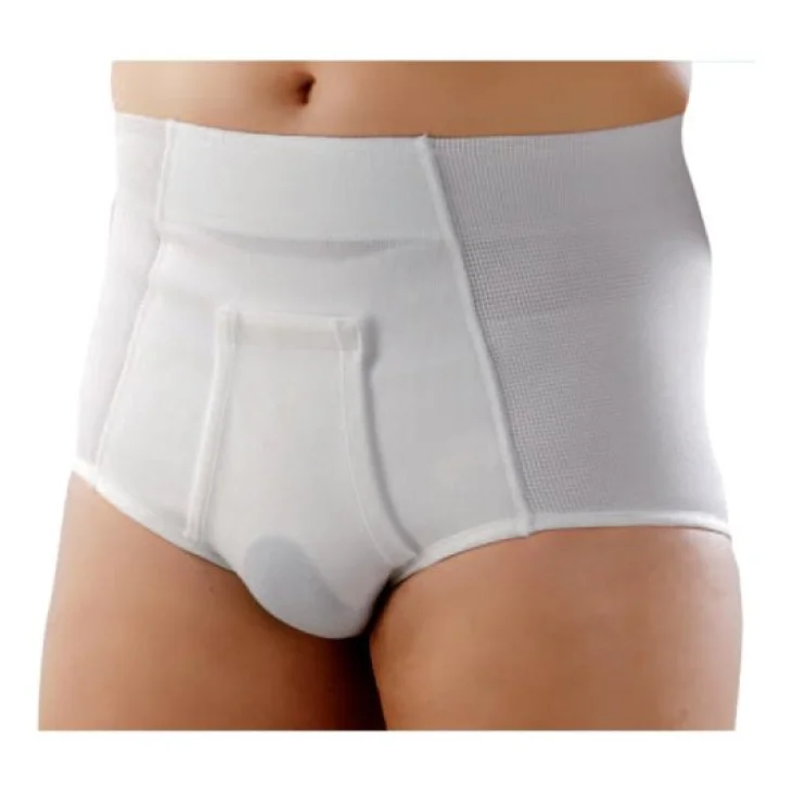 Orione 316 Cintoslip Erniario Uomo Alto Aperto Grigio misura 6