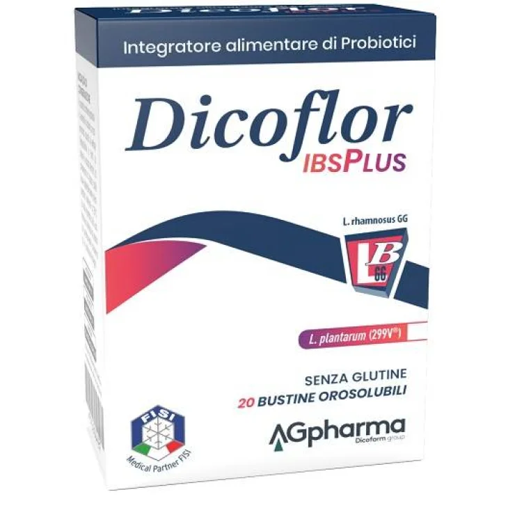 Dicoflor Ibsplus Integratore per la Flora Batterica Intestinale 20 Bustine