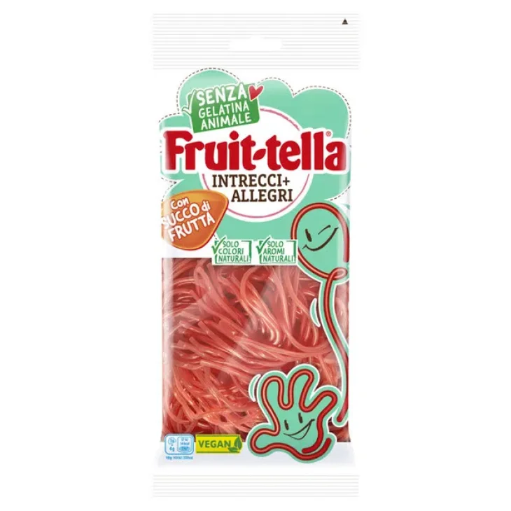 Fruittella Intrecci Allegri Caramelle Dolciumi per Bambini