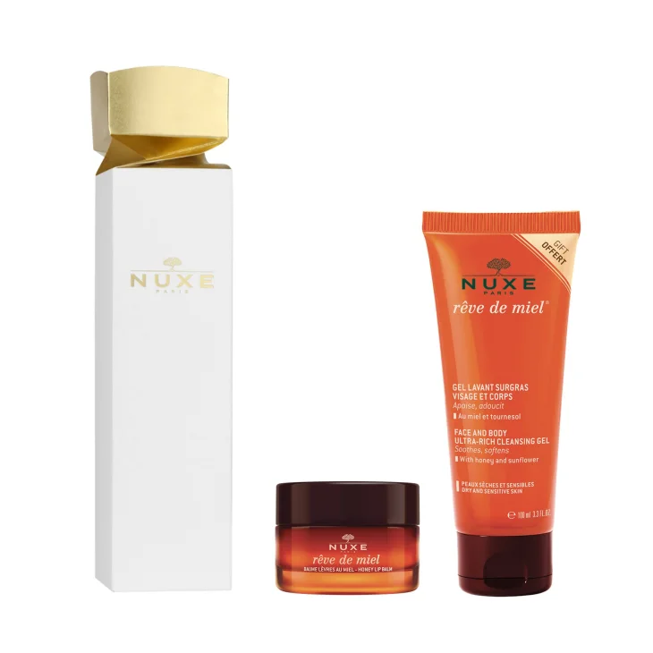 Nuxe Cracker Rêve De Miel Balsamo Labbra e Gel Doccia