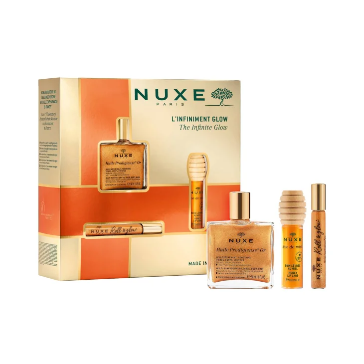 Nuxe Cofanetto Huile Prodigieuse® Or Glow