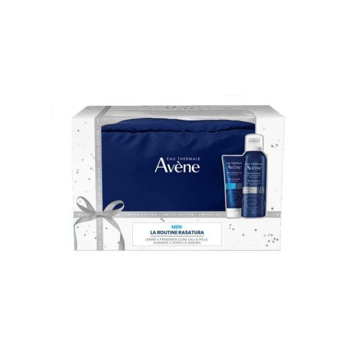 Avène Cofanetto di Bellezza Men Schiuma da Barba 50 ml + Trattamento Idratante 50 ml