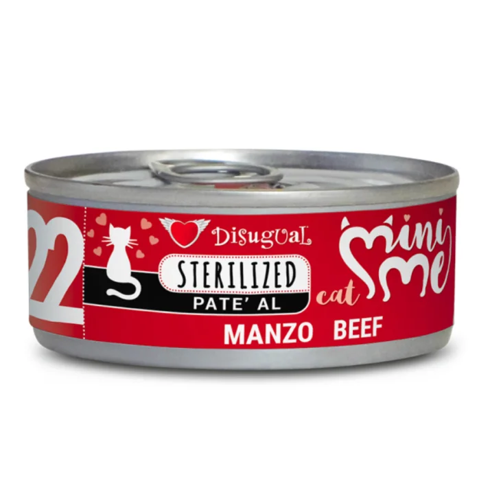 Disugual Mini Me Cat Sterilized Patè Manzo 85 g