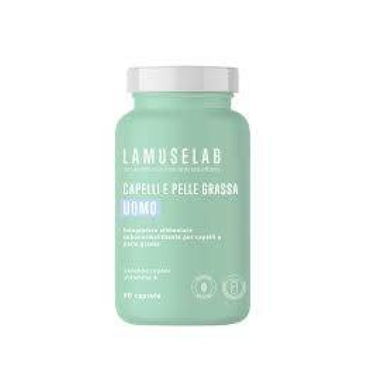 Lamuselab Capelli e Pelle Grassa Uomo 90 capsule