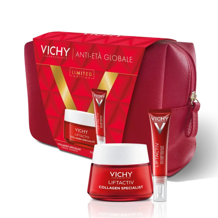 Vichy Pochette Natale 2024 Liftactive Crema Giorno 50ml + Contorno Occhi 15ml