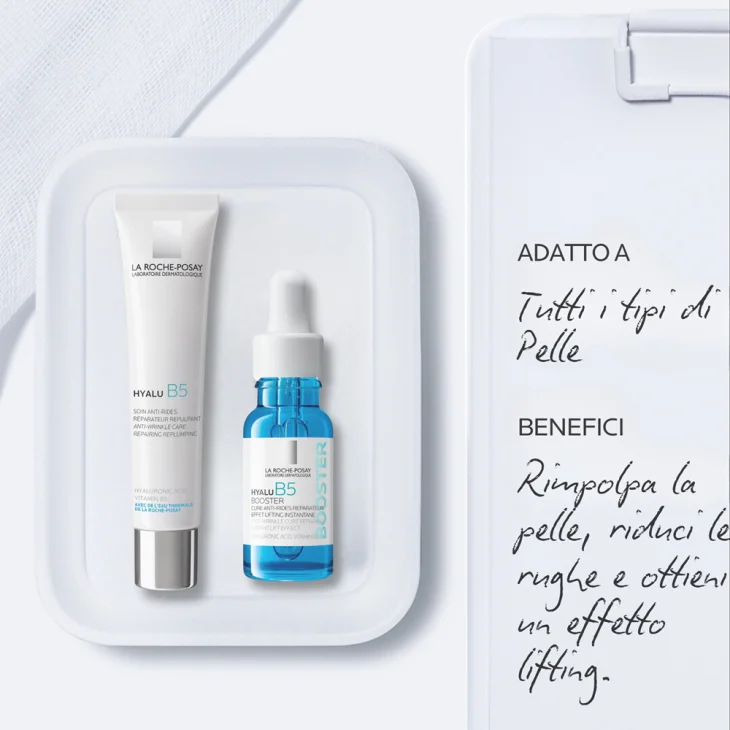 La Roche Posay Cofanetto Limited Edition Routine Rimpolpante con Hyalu B5 Booster 15ml + Hyalu B5 Crema Anti-rughe 40ml
