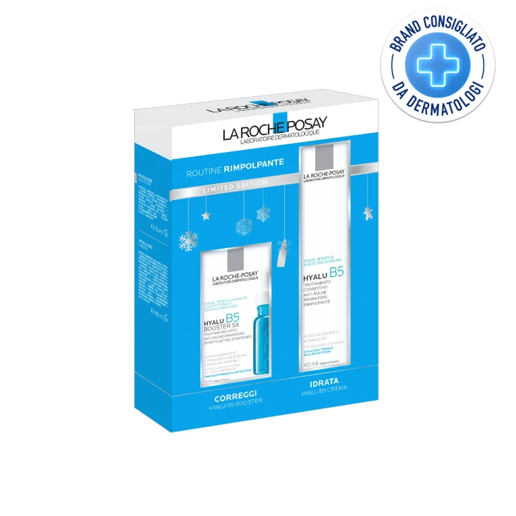 La Roche Posay Cofanetto Limited Edition Routine Rimpolpante con Hyalu B5 Booster 15ml + Hyalu B5 Crema Anti-rughe 40ml