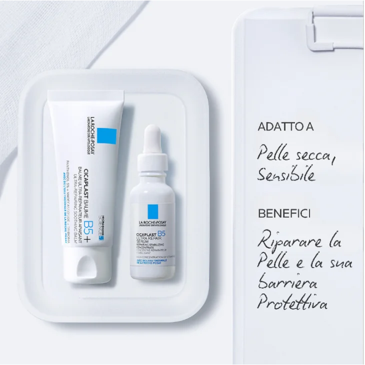 La Roche Posay Cofanetto Limited Edition Routine Riparatrice con Cicaplast B5 Siero 30ml + Cicaplast Baume B5+ 40ml