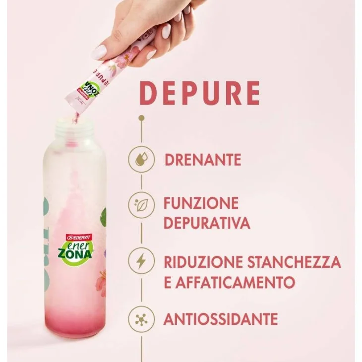 Enerzona Care Depure Integratore Drenante e Antiossidante 20 bustine