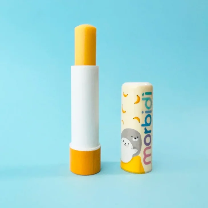 Morbidì Kit Disegno Balsamo Stick Labbra Banana + Matita + Gomma da cancellare
