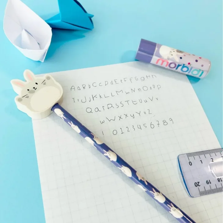 Morbidì Kit Disegno Balsamo Stick Labbra Frutti di Bosco + Matita + Gomma da cancellare