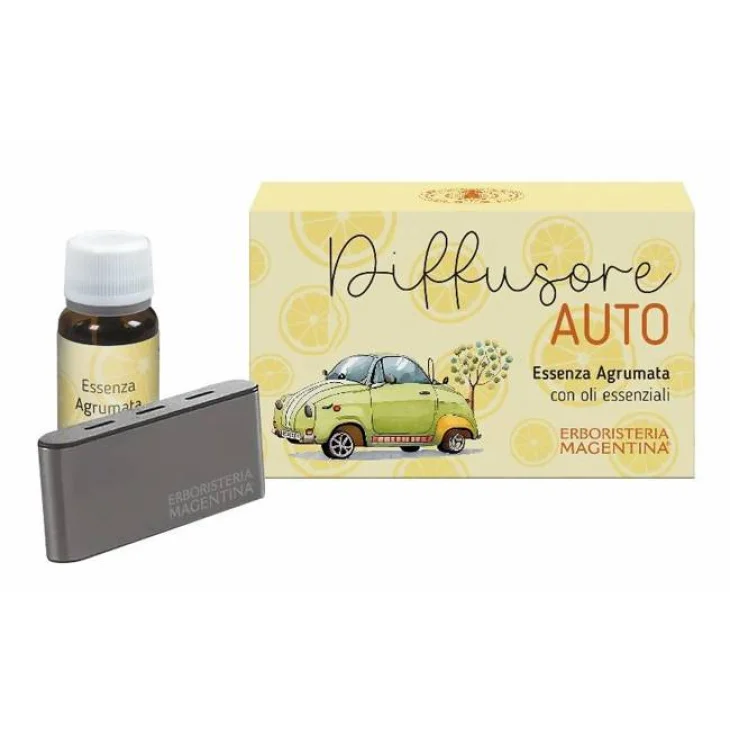 DIFFUSORE AUTO + ESSENZA AGRUMATA