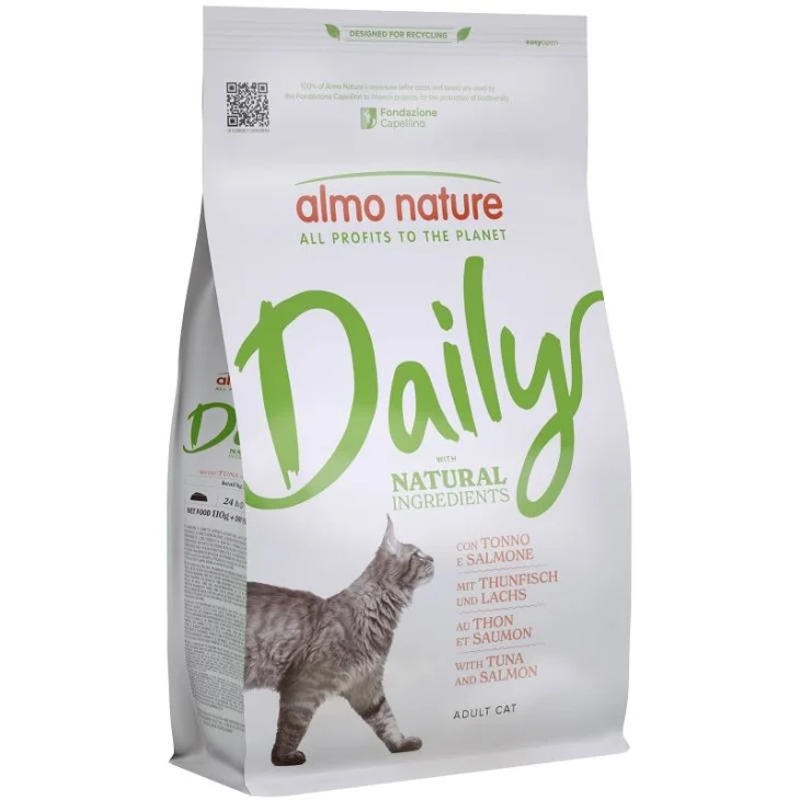 ALMO DAILY CAT CROCCHETTE MAINTENANCE TONNO SALMONE 1,2 KG