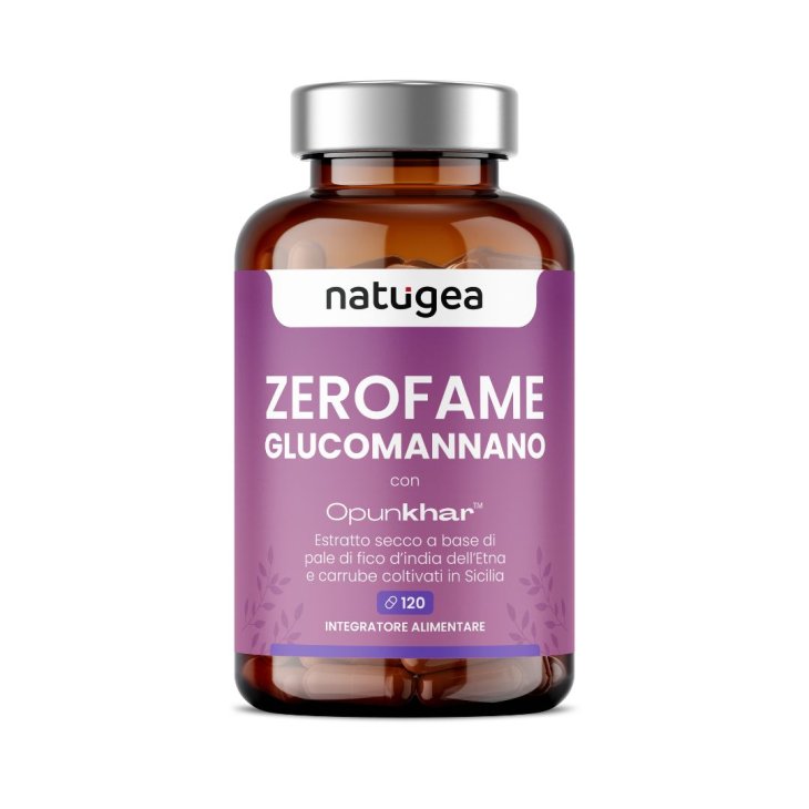 Natugea Zerofame Glucomannano Integratore Perdita di Peso 120 compresse