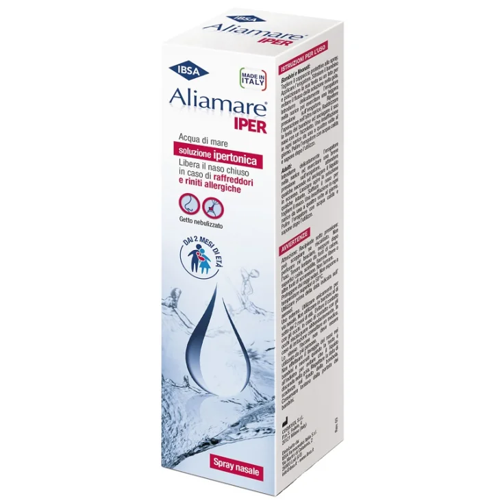 Aliamare Iper Acqua di Mare Soluzione Ipertonica Spray 125 ml