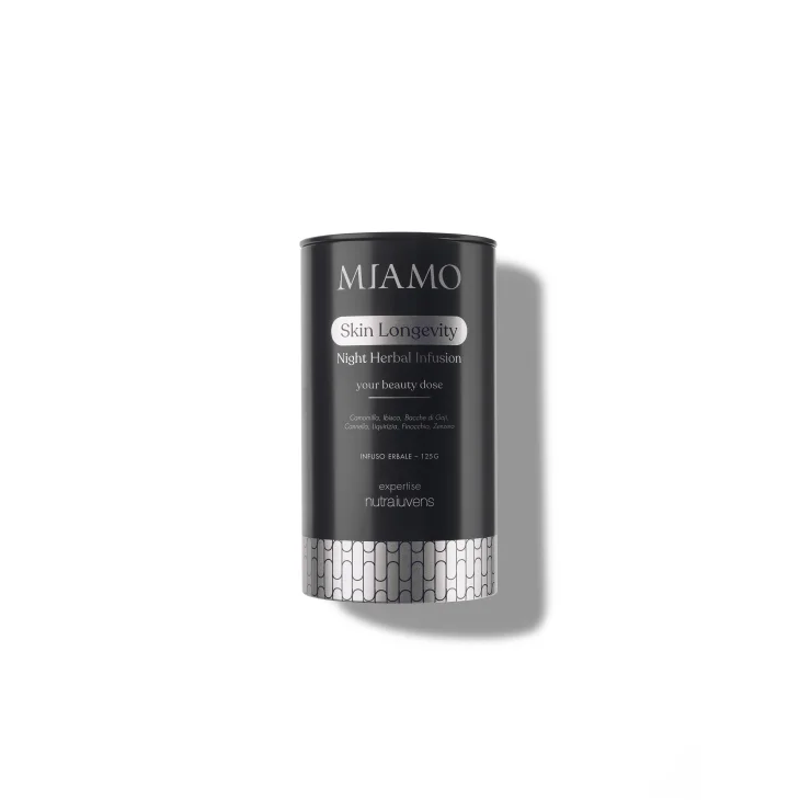 Miamo Skin Longevity Night Herbal Infusion Tisana Pro-Longevit&agrave; 125 grammi