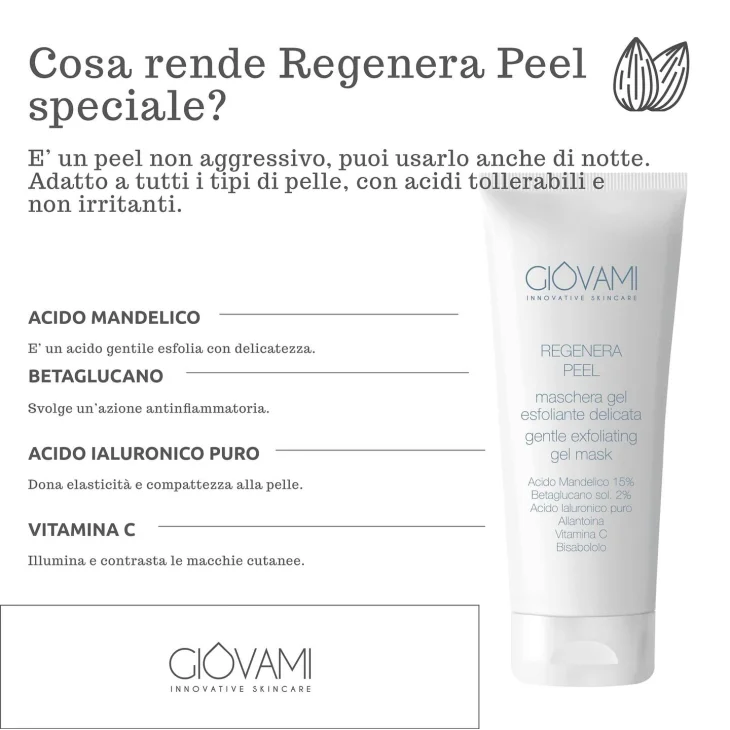 Giovami Regenera Peel Maschera Gel Esfoliante Delicata 100 ml