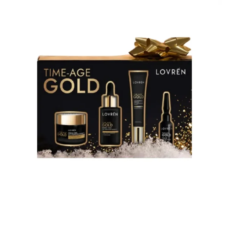 Lovrén Time-Age Gold - Cofanetto Lift Plumping Effect Crema Viso 30ml + Siero Viso 30ml + Filler 5ml + Contorno Occhi 15ml Lovrén Time-Age Gold - Cofanetto Lift Plumping Effect Crema Viso 30ml + Siero Viso 30ml + Filler 5ml + Contorno Occhi 15ml
