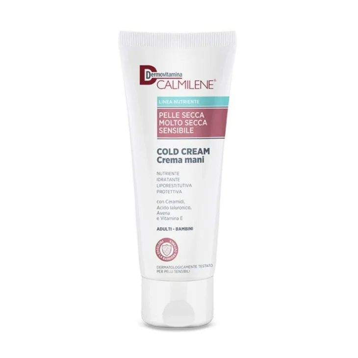 Dermovitamina Calmilene Cold Cream Crema Mani Nutriente e Idratante 75 Ml