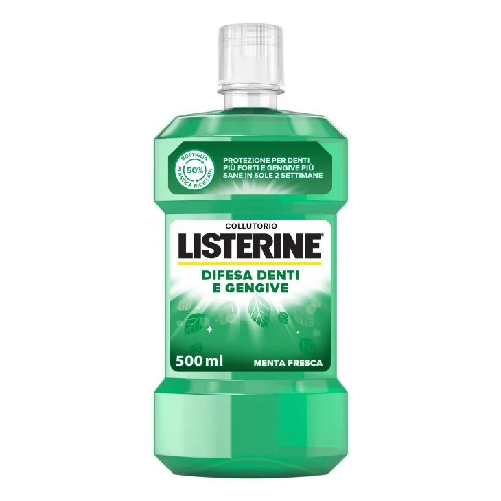 Listerine Collutorio per la Difesa di Denti e Gengive 500 ml