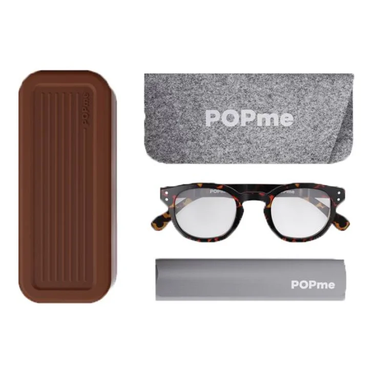 POPme Glasses Occhiale da Vista Colore Tortoise - Gradazione: -1.00