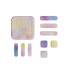 POPme Cerotti Colorati in Tessuto 48 pezzi - Colore: Popme gradient