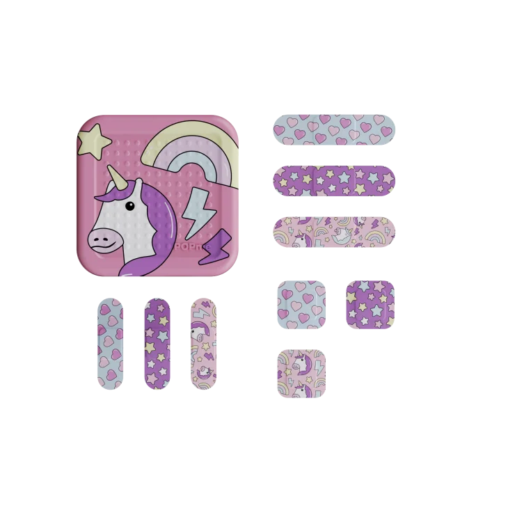 POPme Cerotti Colorati in Tessuto 48 pezzi - Colore: Popme sweet Dreams