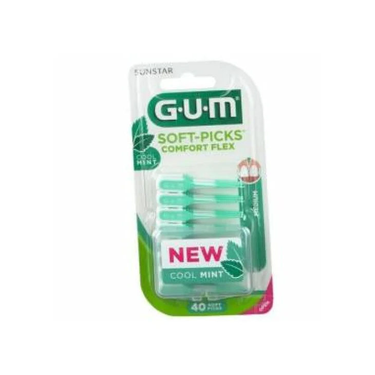 Gum Soft-Picks Comfort Flex Mint Scovolino Interdentale Misura M 40 pezzi