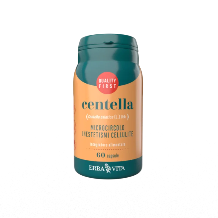 Erba Vita Centella Integratore per il microcircolo e inestetismi della cellulite 60 capsule