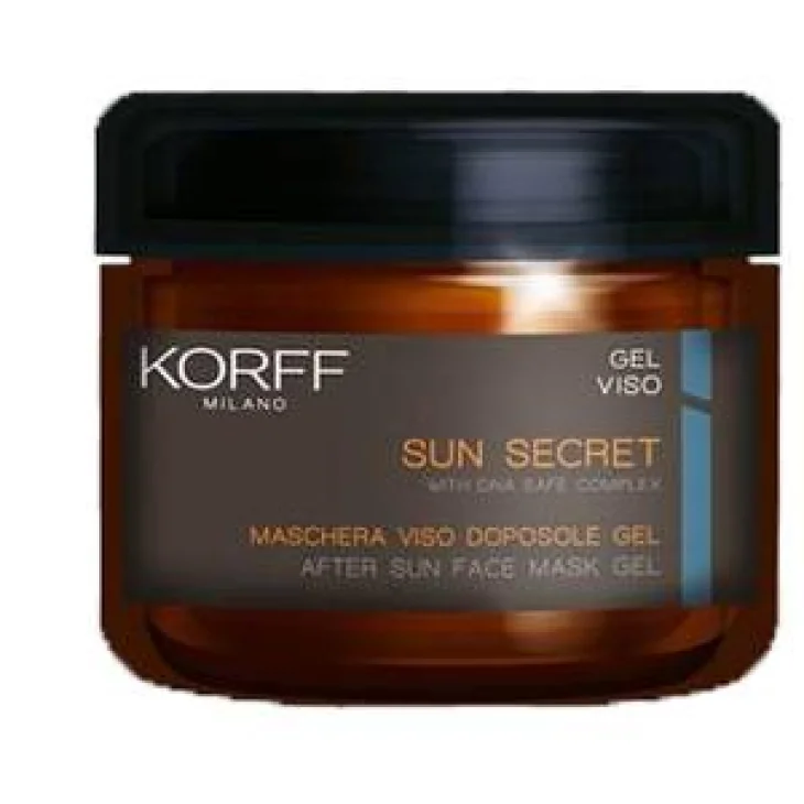 Korff Sun Secret Maschera Viso Doposole in Gel Idratante 70 ml