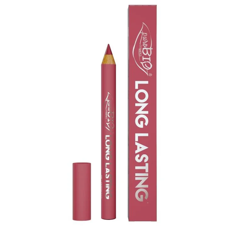 Purobio Cosmetics Matitone Rossetto Long Lasting 013L Colore Lampone