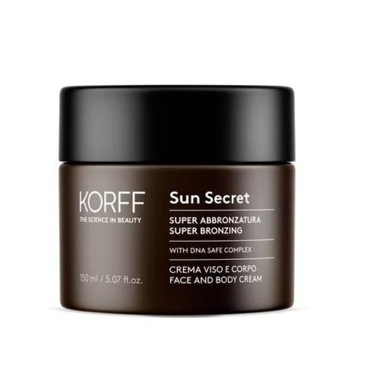 Korff Sun Secret Crema Super Abbronzatura per Viso e Corpo 150 ml