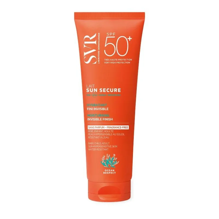 SVR Sun Secure Lait SPF50+ Fragrance Free Protezione Solare Viso e Corpo 250 ml