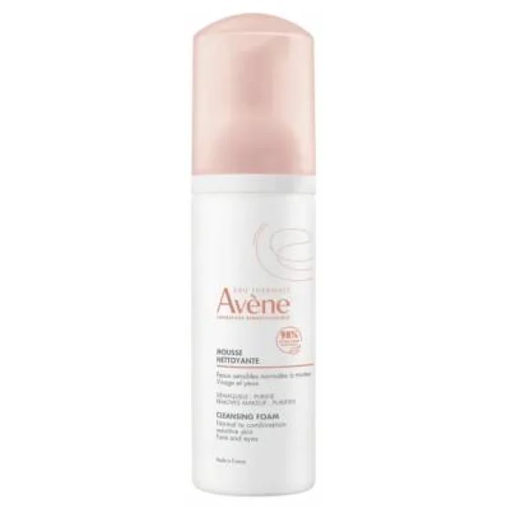 Avène Les Essentiels Mousse Detergente Opacizzante Viso Nuova Formula 150 ml