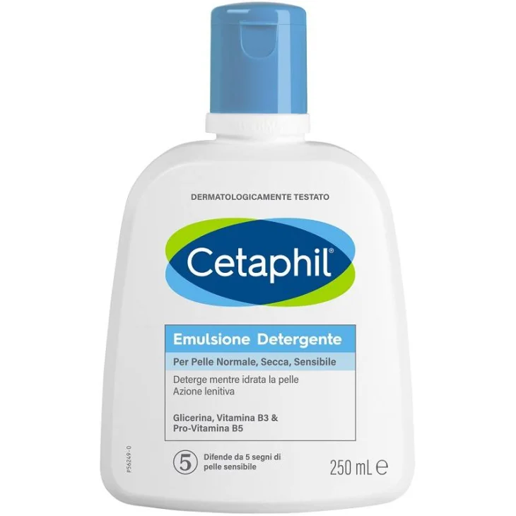 Cetaphil Emulsione Detergente per Pelle Normale Secca e Sensibile 250 ml