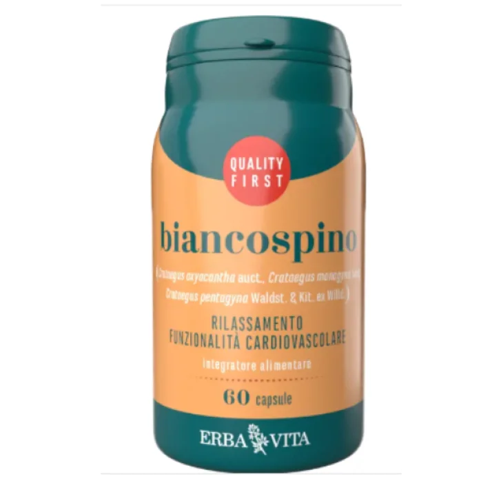 Erba Vita Biancospino Integratore per il Rilassamento 60 capsule